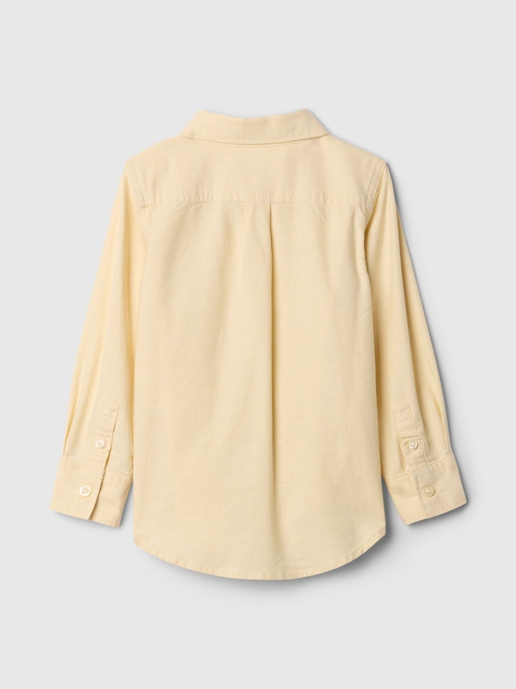 Gap Yellow Brannan Bear Oxford Shirt (6mths-5yrs) - Image 2 of 3