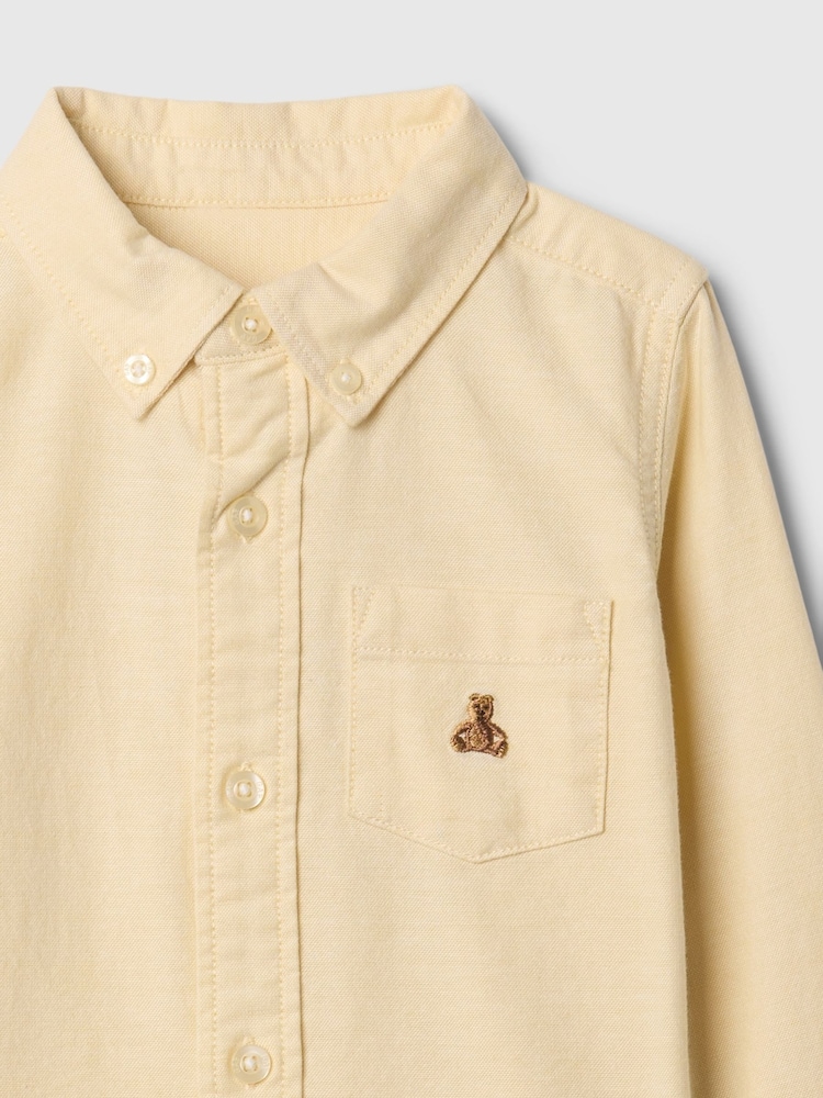 Gap Yellow Brannan Bear Oxford Shirt (6mths-5yrs) - Image 3 of 3
