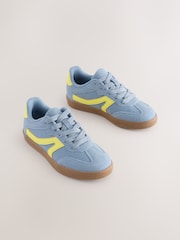 Blue Standard Fit (F) Lace-Up Trainers - Image 1 of 5