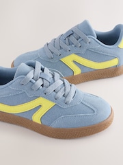 Blue Standard Fit (F) Lace-Up Trainers - Image 4 of 5