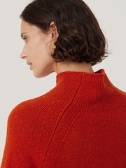 Jigsaw Red Wool Blend Snowdon Jumper - Image 6 of 7