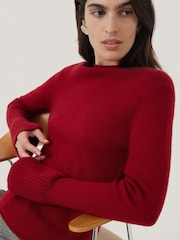 Jigsaw Red Cloud Cashmere Eldon Jumper - Image 2 of 8
