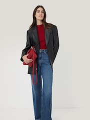 Jigsaw Red Cloud Cashmere Eldon Jumper - Image 5 of 8