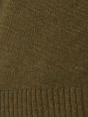 Jigsaw Olive Green Wool Cashmere Blend Jumper - Image 6 of 6