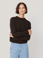 Jigsaw Brown Cloud Cashmere Eldon Jumper - Image 1 of 7