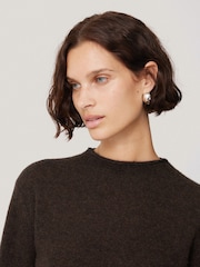 Jigsaw Brown Cloud Cashmere Eldon Jumper - Image 2 of 7