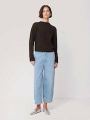 Jigsaw Brown Cloud Cashmere Eldon Jumper - Image 3 of 7