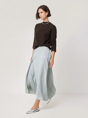 Jigsaw Brown Cloud Cashmere Eldon Jumper - Image 6 of 7
