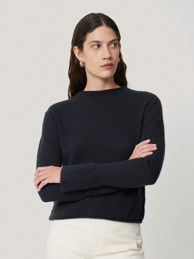 Jigsaw Navy Blue Cloud Cashmere Eldon Jumper - Image 1 of 8