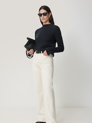Jigsaw Navy Blue Cloud Cashmere Eldon Jumper - Image 3 of 8