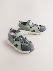 Sage Green Bumptoe Trekker Sandals - Image 1 of 5