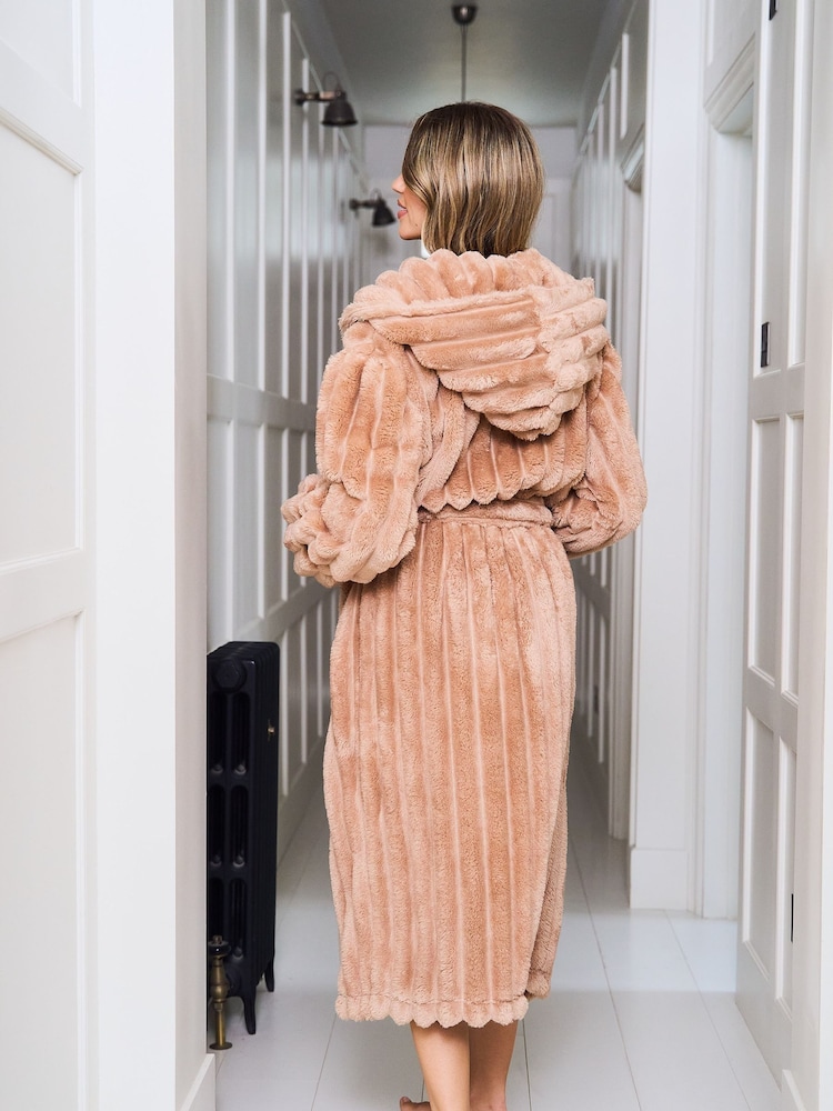 Jim Jam the Label Natural Plush Dressing Robe - Image 2 of 11