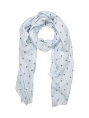 Wrendale Blue Busy Bee Scarf - Image 2 of 3