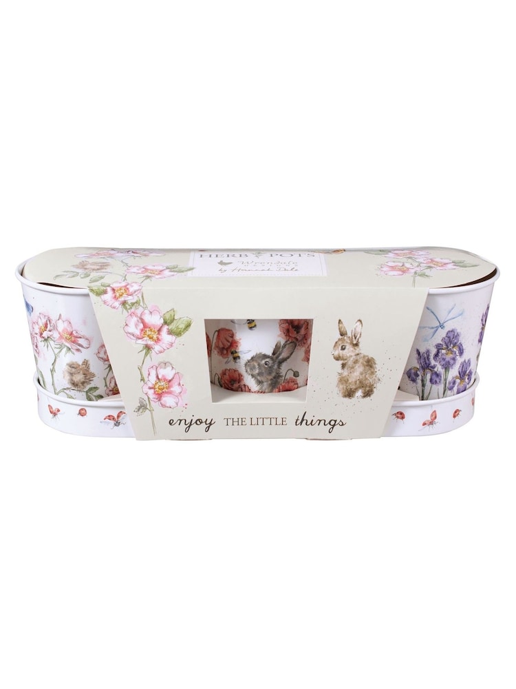 Wrendale Floral Herb Herb And Tray Pots - Image 2 of 2
