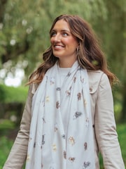 Wrendale Grey A Dogs Life Scarf - Image 1 of 3