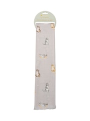 Wrendale Grey Feline Friends Scarf - Image 3 of 3