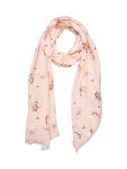 Wrendale Pink Oops A Daisy Mouse Scarf - Image 2 of 3