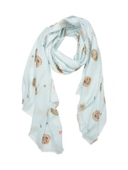 Wrendale Blue Awakening Hedghog Scarf - Image 2 of 3
