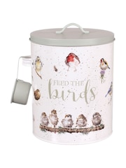 Wrendale White Feed The Birds Birdseed Tin - Image 2 of 3