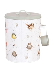 Wrendale White Feed The Birds Birdseed Tin - Image 3 of 3