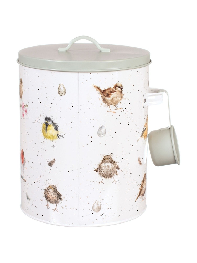 Wrendale White Feed The Birds Birdseed Tin - Image 3 of 3 Wrendale White Feed The Birds Birdseed Tin - Image 3 of 3
