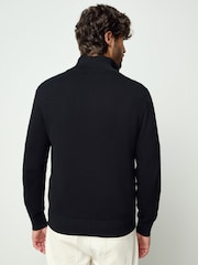 BOSS Black Kanobix Quarter Zip Logo Jumper - Image 3 of 5