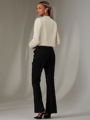 Jolie Moi Cream Cropped Vintage Jacket - Image 2 of 6