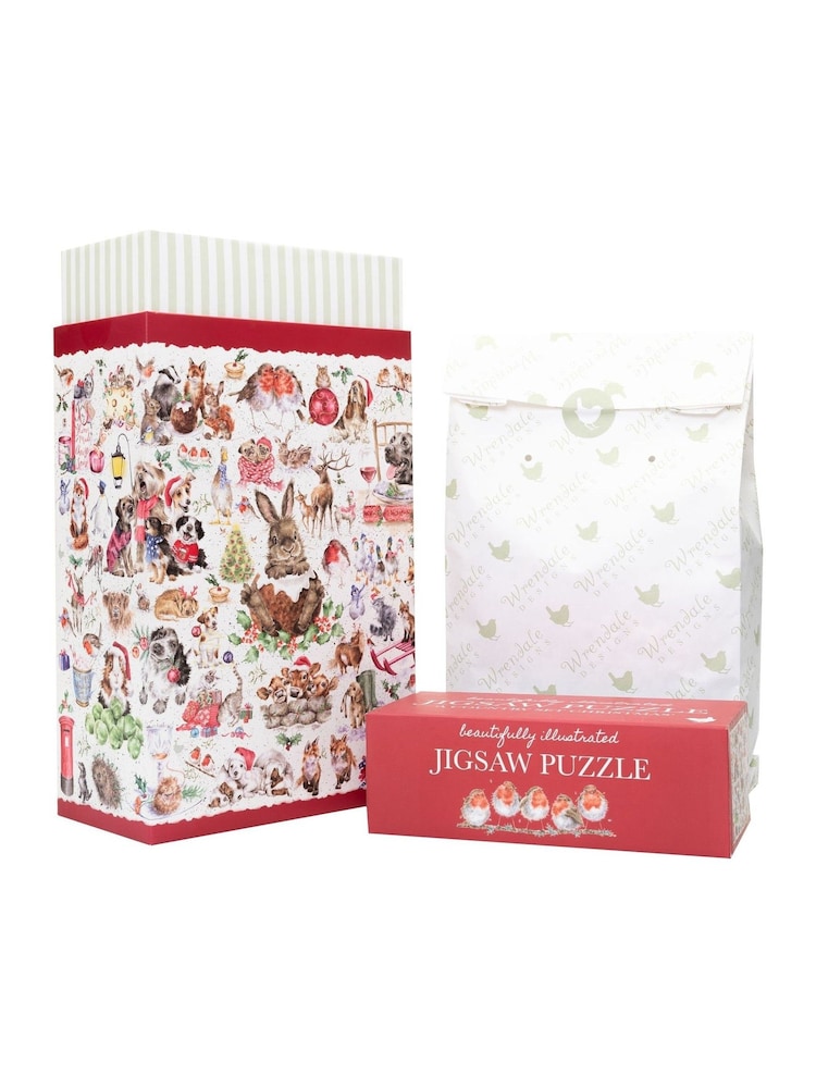 Wrendale Red Country Set Christmas Animal Jigsaw Puzzle - Image 3 of 3 Wrendale Red Country Set Christmas Animal Jigsaw Puzzle - Image 3 of 3