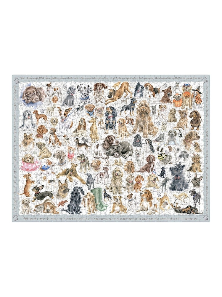 Wrendale Blue A Dog's Life Dog Jigsaw Puzzle - Image 2 of 3