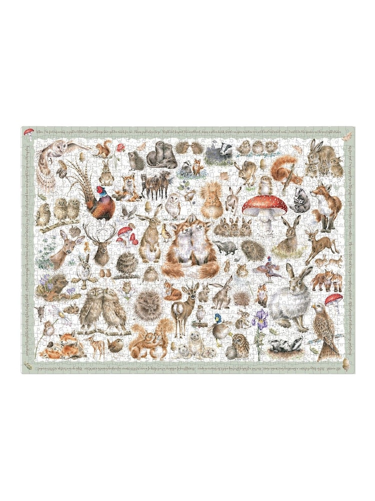 Wrendale Green The Country Set Country Animals Jigsaw Puzzle - Image 2 of 3