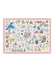 Wrendale Pink Garden Birds Jigsaw Puzzle - Image 2 of 3