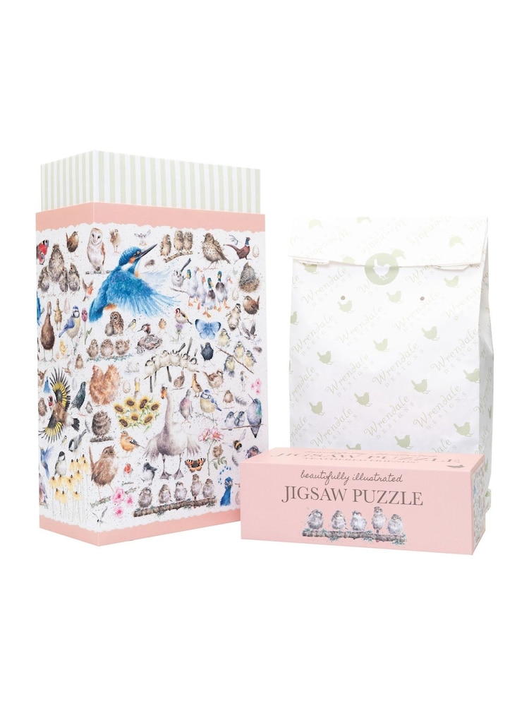 Wrendale Pink Garden Birds Jigsaw Puzzle - Image 3 of 3