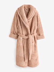 Jim Jam the Label Natural Plush Dressing Gown - Image 5 of 5