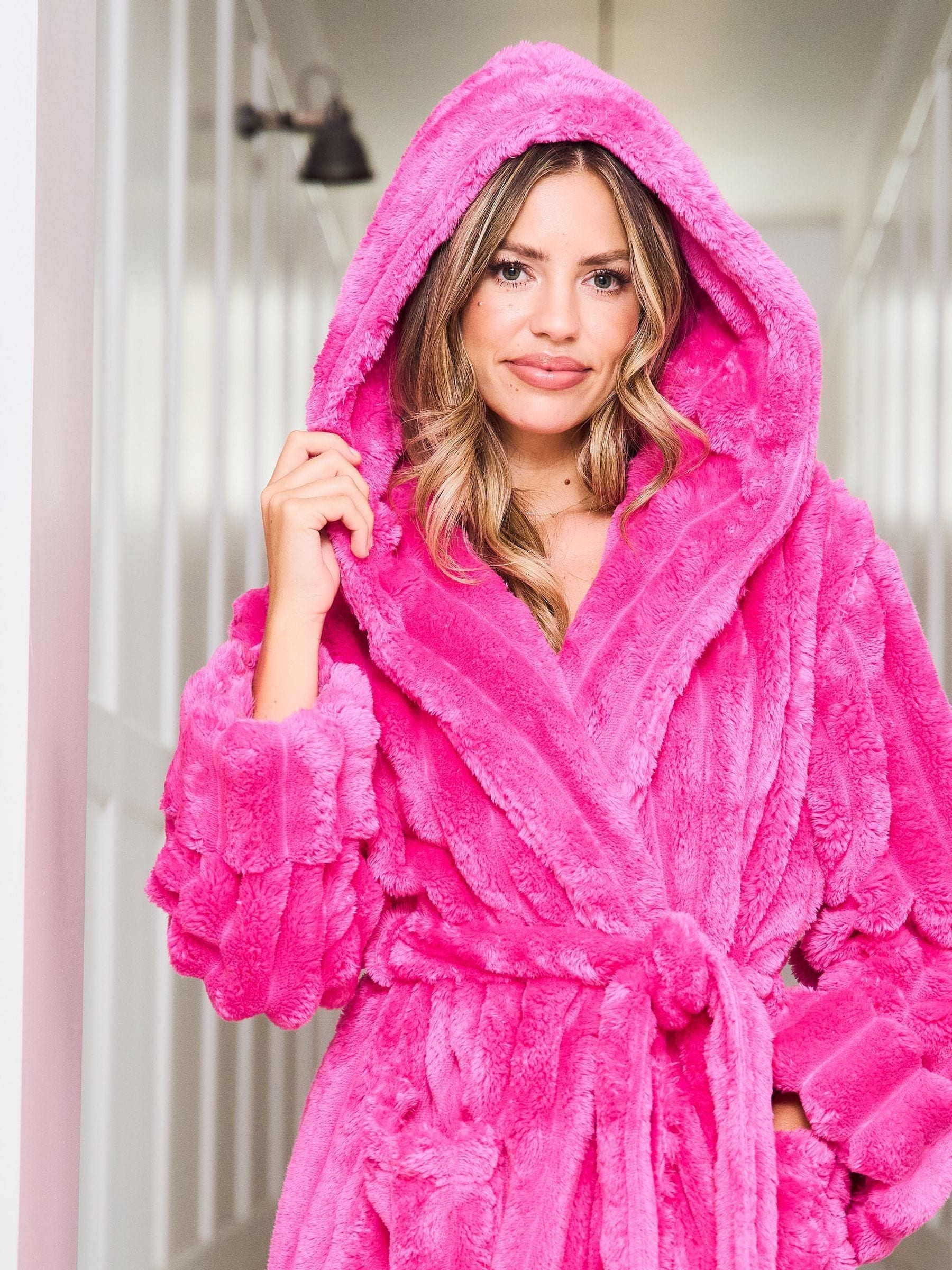 Buy Jim Jam the Label Pink Plush Dressing Gown from Next Netherlands