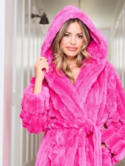 Jim Jam the Label Pink Plush Dressing Gown - Image 10 of 11
