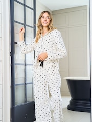 Jim Jam the Label Mono Revere White Pyjamas Set - Image 1 of 13