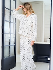 Jim Jam the Label Mono Revere White Pyjamas Set - Image 11 of 13