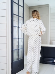Jim Jam the Label Mono Revere White Pyjamas Set - Image 5 of 13