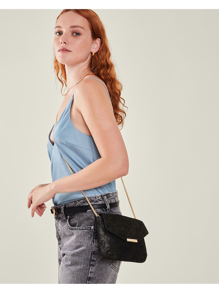Accessorize – Clutch-Tasche aus Leder - Bild 1 von 3