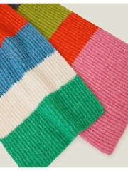 Accessorize Bright Winter črtast; progast Knit šal; ruta - Slika 3 iz 3