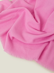 rožnata - Accessorize me zelohek Winter odeja šal; ruta - Slika 3 iz 3