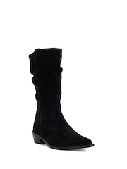 črna - Dune London Pathway Slouch Calf Watern gležnjarji - Slika 3 iz 6