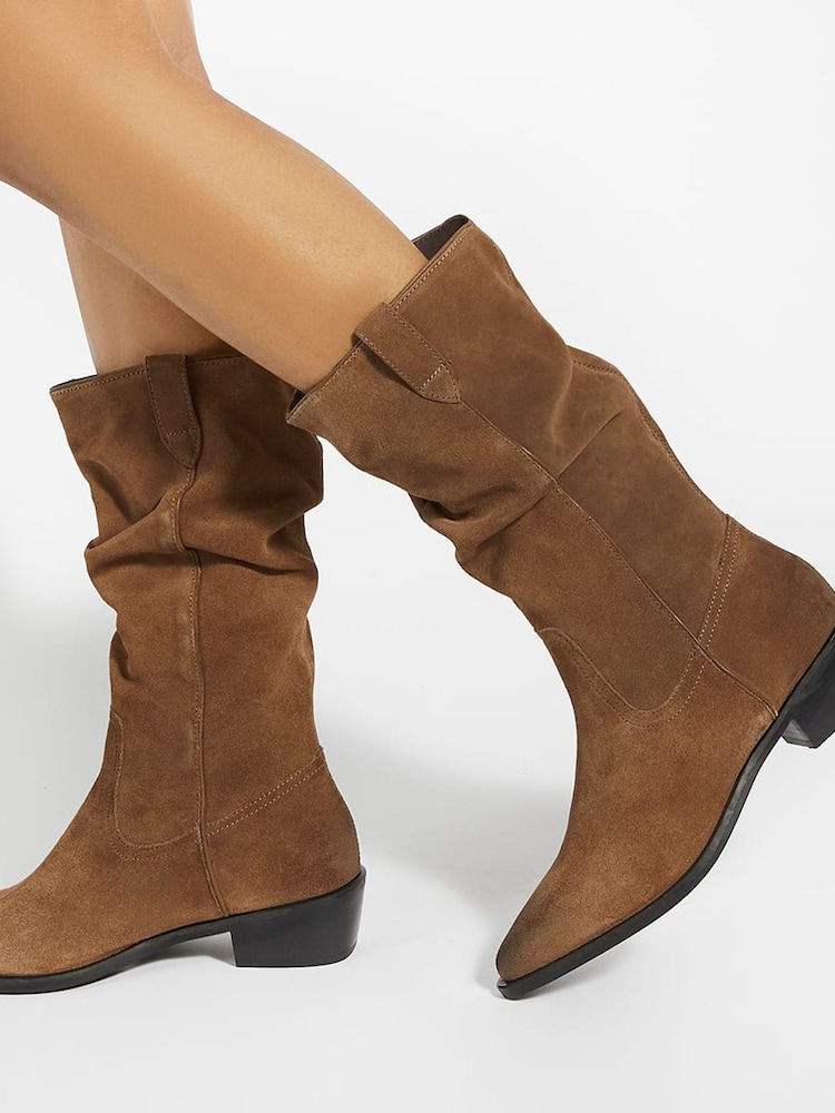 rjava - Dune London Pathway Slouch Calf Watern gležnjarji - Slika 1 iz 6 rjava - Dune London Pathway Slouch Calf Watern gležnjarji - Slika 1 iz 6