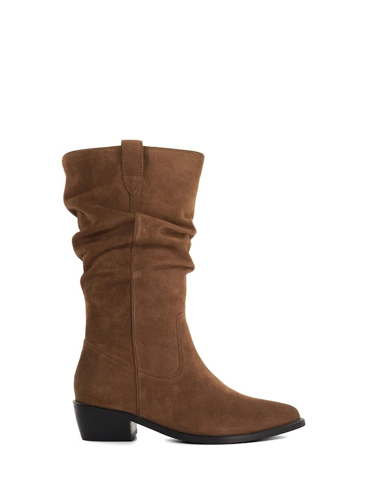 rjava - Dune London Pathway Slouch Calf Watern gležnjarji - Slika 2 iz 6 rjava - Dune London Pathway Slouch Calf Watern gležnjarji - Slika 2 iz 6