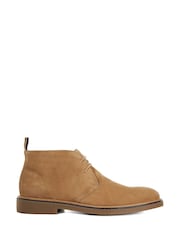 Dune London Cream Colten Elevated Chukka Boots - Image 2 of 6