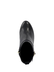 Dune London Black Ottara Block Platform High Ankle Boots - Image 5 of 6