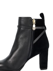 Dune London Black Ottara Block Platform High Ankle Boots - Image 6 of 6
