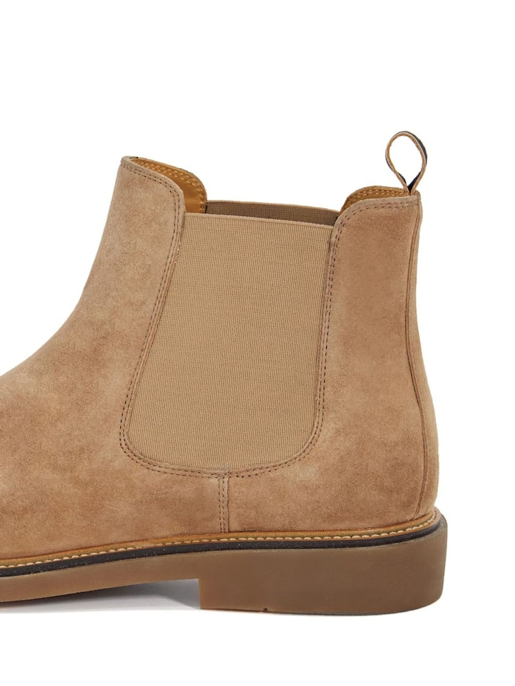 Dune London Cream Connells Elevated Chelsea Boots - Image 6 of 6