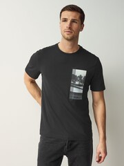BOSS Black Stretch Cotton T-Shirt - Image 1 of 4