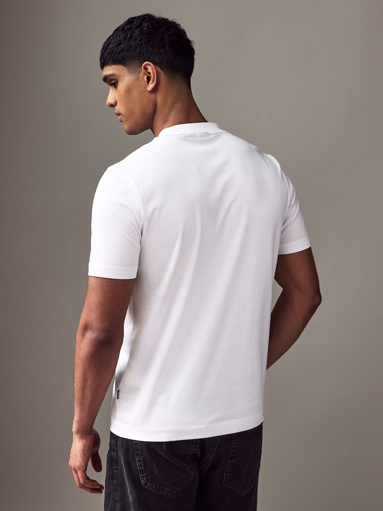 BOSS Mercerised Cotton T-Shirt - Imagen 2 de 5